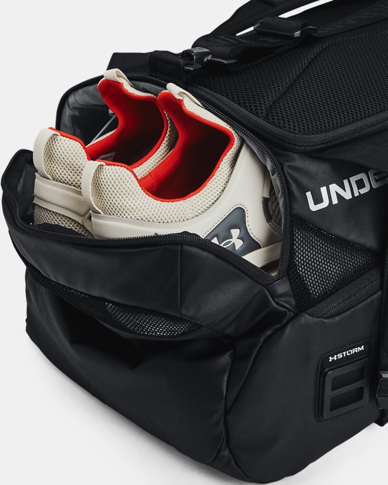Unisex UA Contain Duo Small Duffle, Black, pdpMainDesktop image number 4